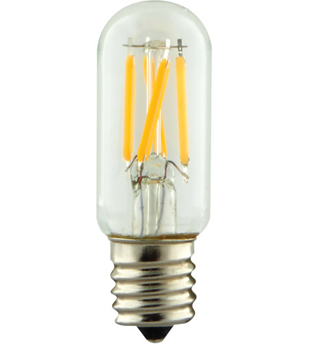 [T7-3.5W-3K-3L-E17-CL-SAT] LED T7 CLEAR 3.5W 3000K 350L E17 120V APPLIANCE LAMP