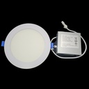 6 Inch LED Thin Down Light With J-Box, 3000K-4000K-5000K CCT 12 Watts 840 Lumens, 120V Dimmable, Includes Chrome Trim Ring (4 Pack)