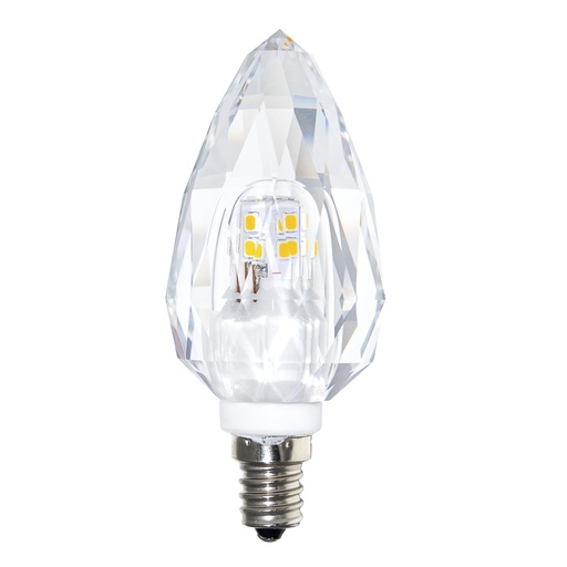 [DECO7544] LED CRYSTAL 4.3W 27K E12 120V DIMMABLE