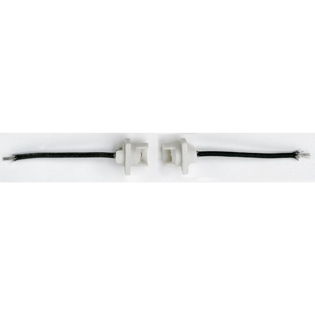 R7-QCL HALOGEN SOCKET SET 12" LEADS