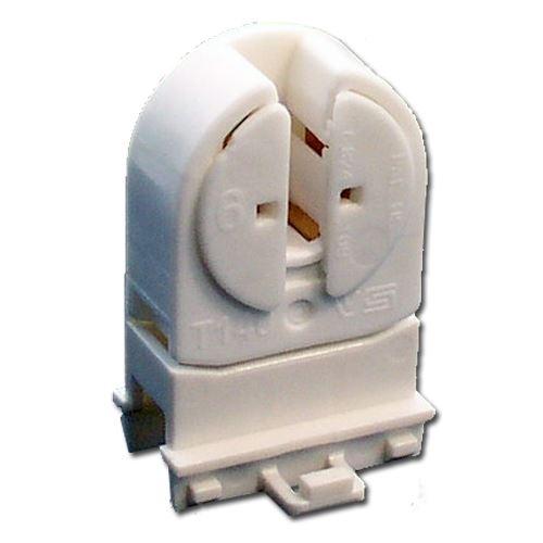 T5 LARGE UNSHUNTED TOMBSTONE LOCKING LAMP HOLDER PUSH-IN