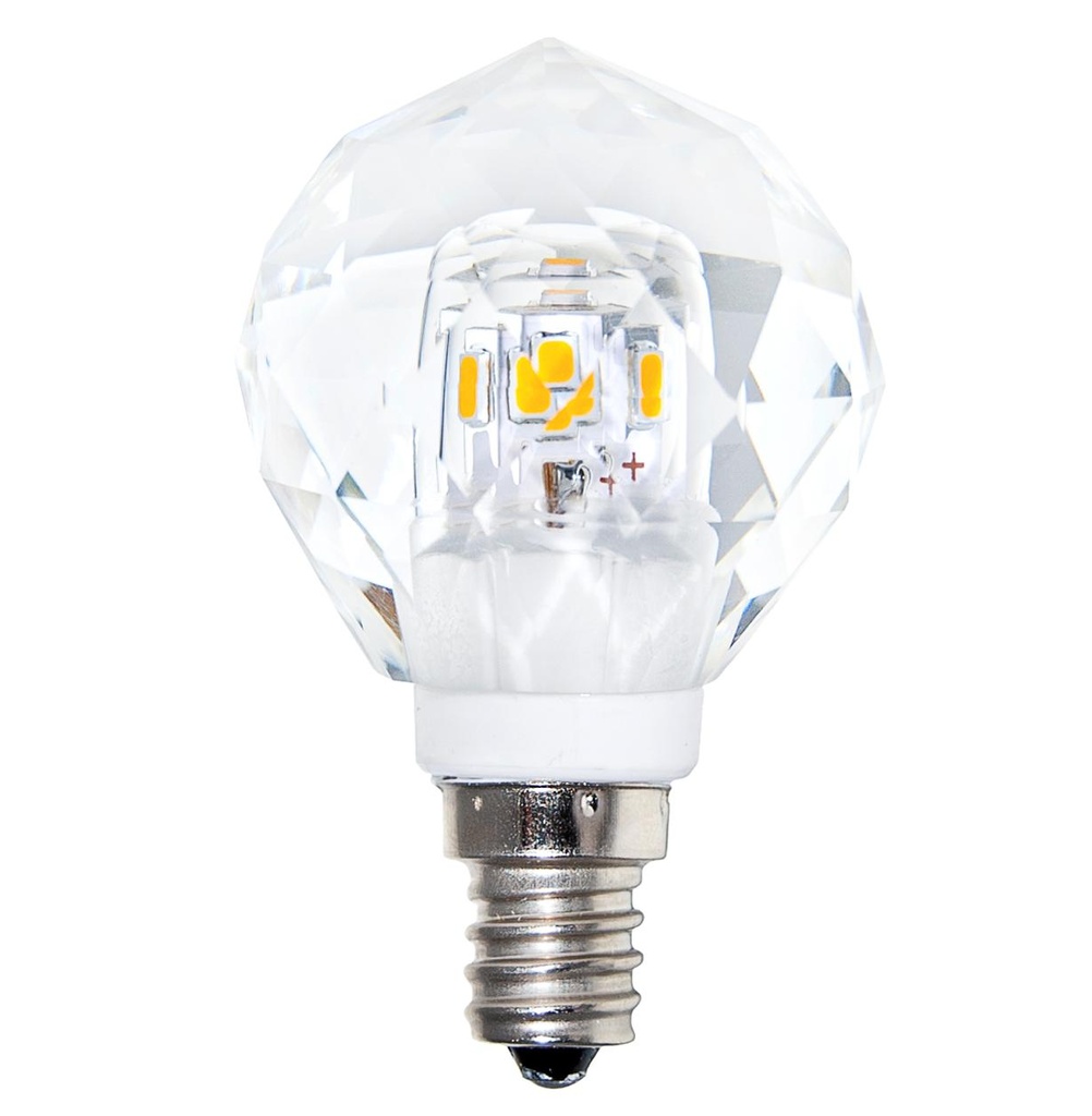 LED CRYSTAL 3.3W 27K E12 120V DIMMABLE