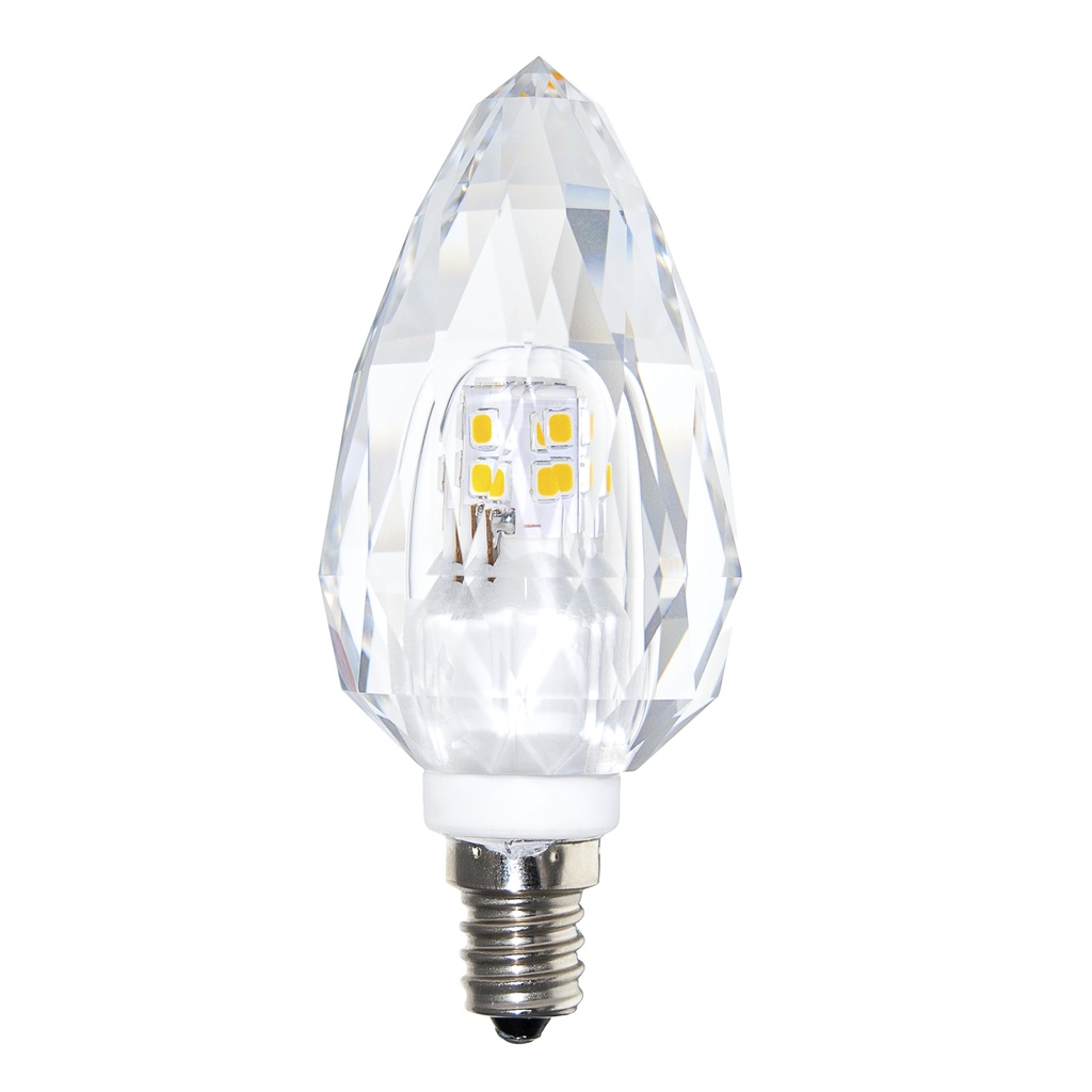LED CRYSTAL 4.3W 4K E12 120V DIMMABLE