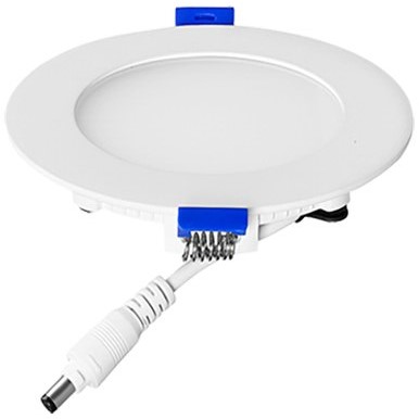 LED DOWN LIGHT RECESS 6" SLIM 12W 4K JBOX 120V DIM