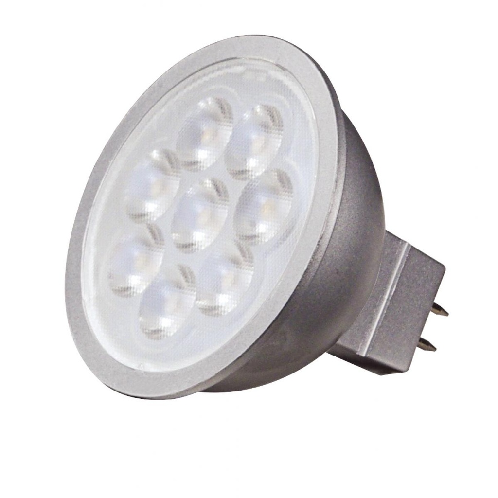 LED MR16 6.5W 50K FLOOD DIM 12V AC/DC GU5.3