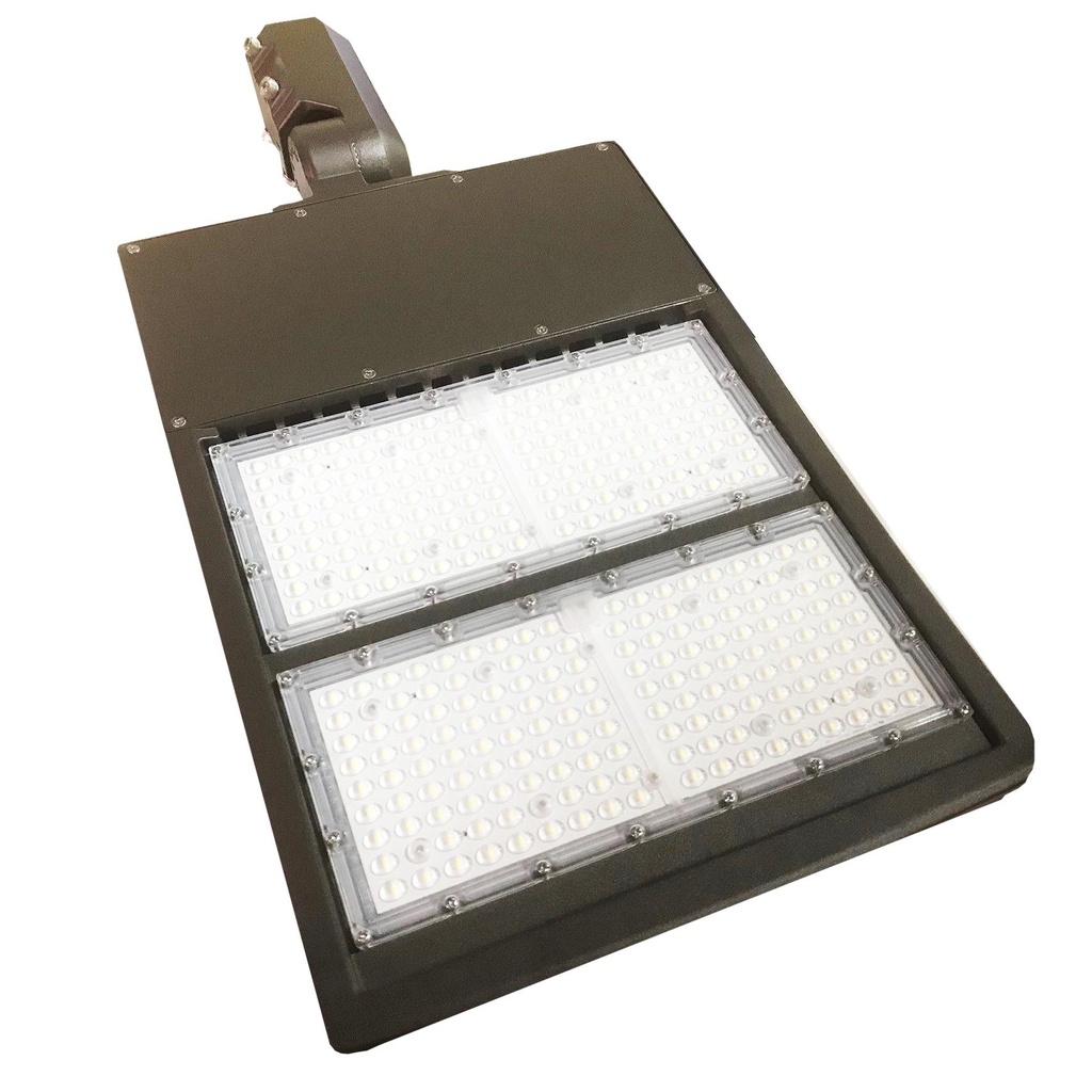 LED SHOE BOX 300W 5K W/SHORTING CAP 120-277V