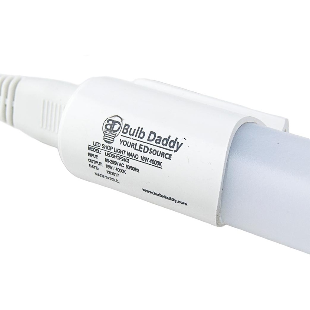 LED SHOP LIGHT 18W 4K 120V 4'