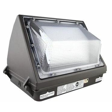 LED WALL PACK 1/2 CUTOFF 80W 5K  100-277V UNV