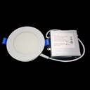 4 Inch LED Thin Down Light With J-Box, 4000K CCT 10 Watts 650 Lumens, 120V Dimmable, Includes Chrome Trim Ring (4 Pack)