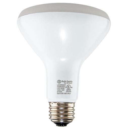 [BR3267] LED BR30 10W 27K E26 120V DIM