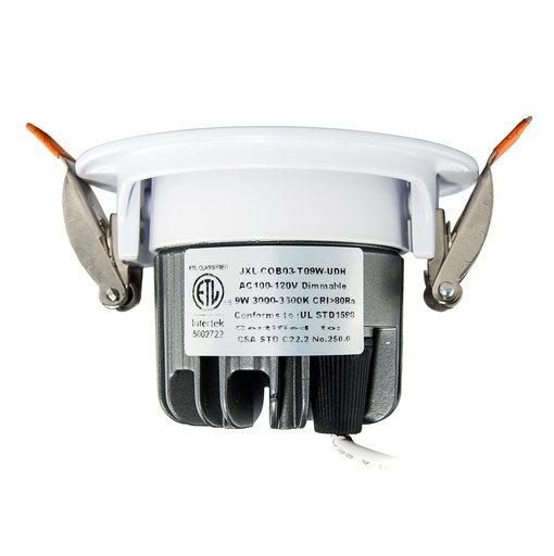 [DL4930] LED DOWN LIGHT RECESS 3" GIMBAL 9W 4K JBOX 120V DIM