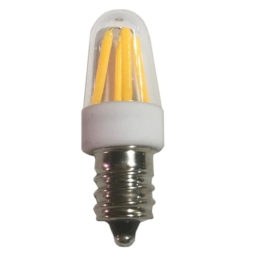 [E122D] LED COB 2W 3K E12 120V DIM