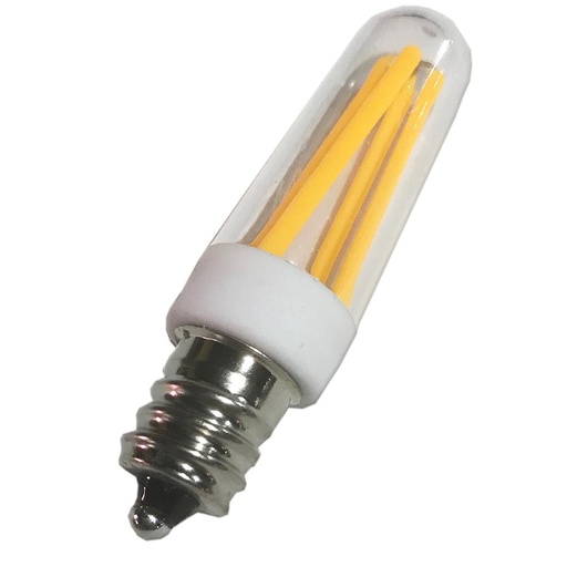 [E123D] LED COB 2.9W 3K E12 120V DIM