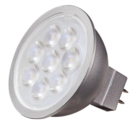 [MR16-6.5W-30K-GU5.3-40D-SAT] LED MR16 6.5W 30K FLOOD DIM 12V AC/DC GU5.3