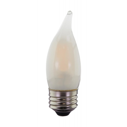 [TORP-4.5W-27K-E26-FR-FLAME-2PK-SAT] LED FLAME FROST E26 DIM 120V (2 PACK)
