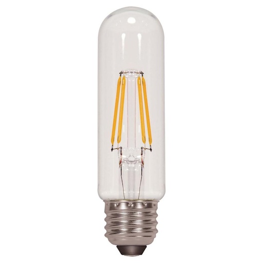 [T10-5.5W-40K-5L-E26-CL-SAT] LED T10 CLEAR 5.5W 4000K 450L E26 DIM 120V